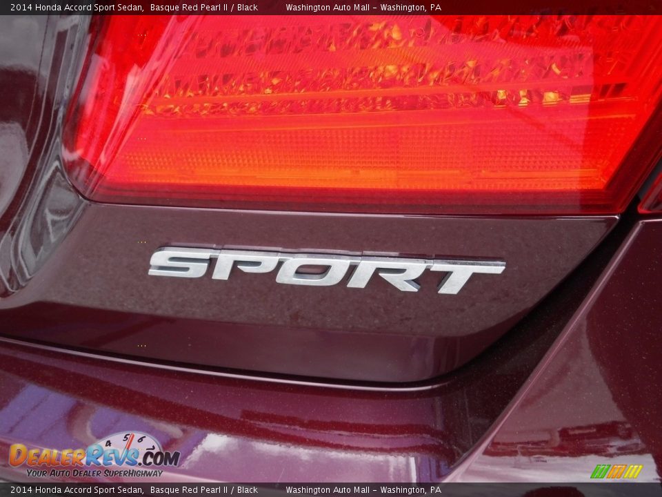 2014 Honda Accord Sport Sedan Basque Red Pearl II / Black Photo #8