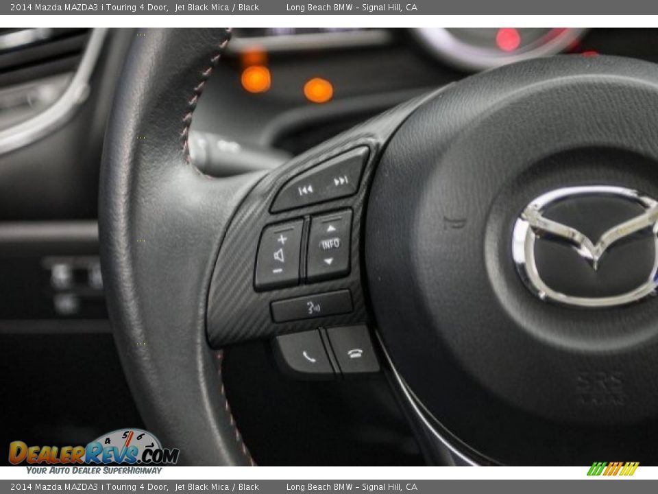 2014 Mazda MAZDA3 i Touring 4 Door Jet Black Mica / Black Photo #13
