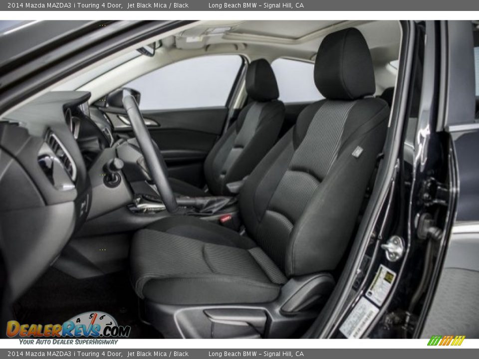 2014 Mazda MAZDA3 i Touring 4 Door Jet Black Mica / Black Photo #28