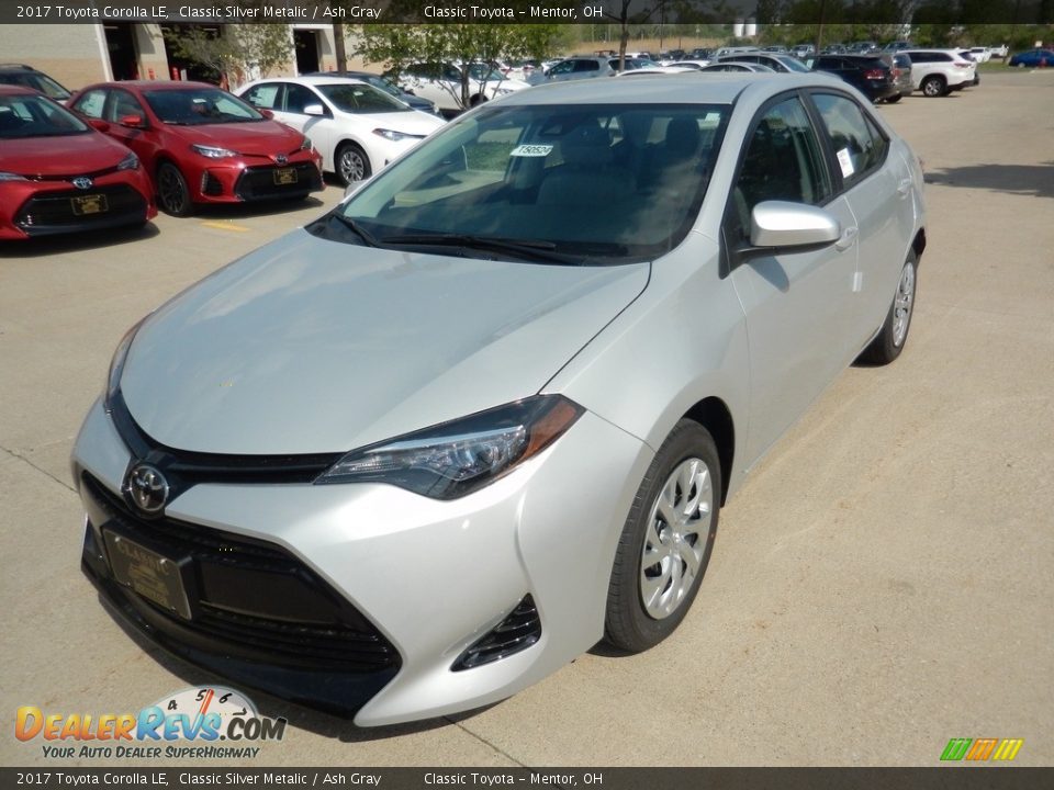 2017 Toyota Corolla LE Classic Silver Metalic / Ash Gray Photo #1