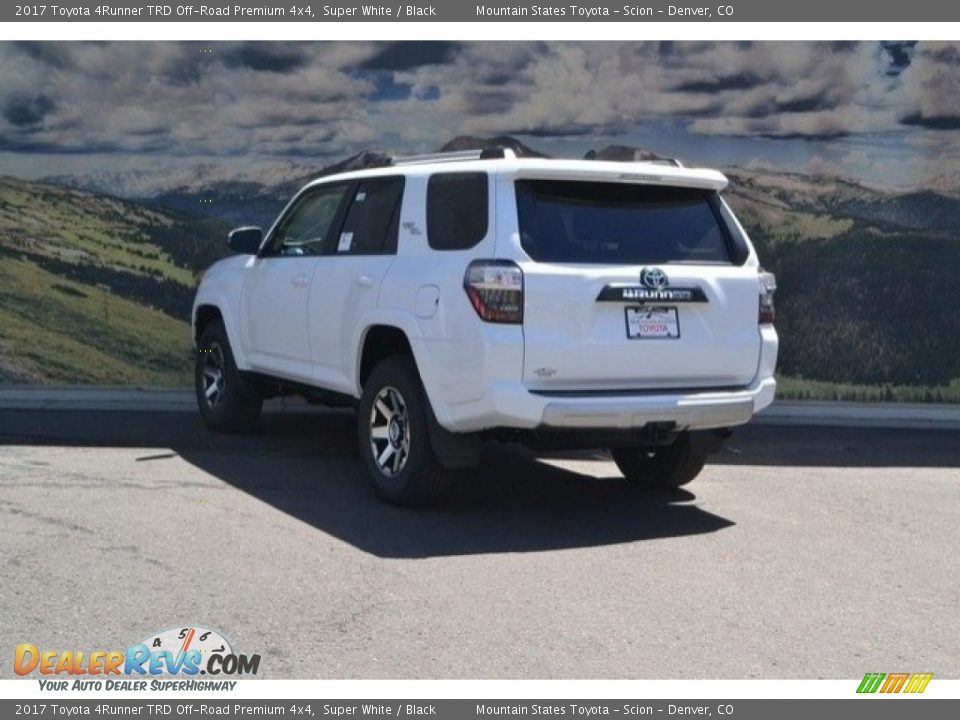 2017 Toyota 4Runner TRD Off-Road Premium 4x4 Super White / Black Photo #3