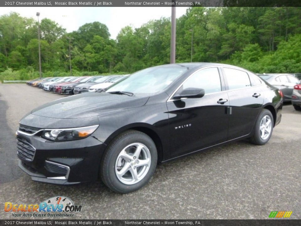 2017 Chevrolet Malibu LS Mosaic Black Metallic / Jet Black Photo #1
