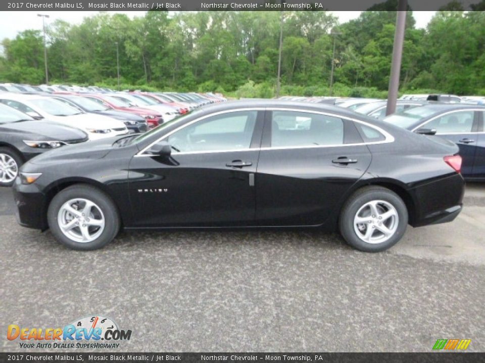 2017 Chevrolet Malibu LS Mosaic Black Metallic / Jet Black Photo #2