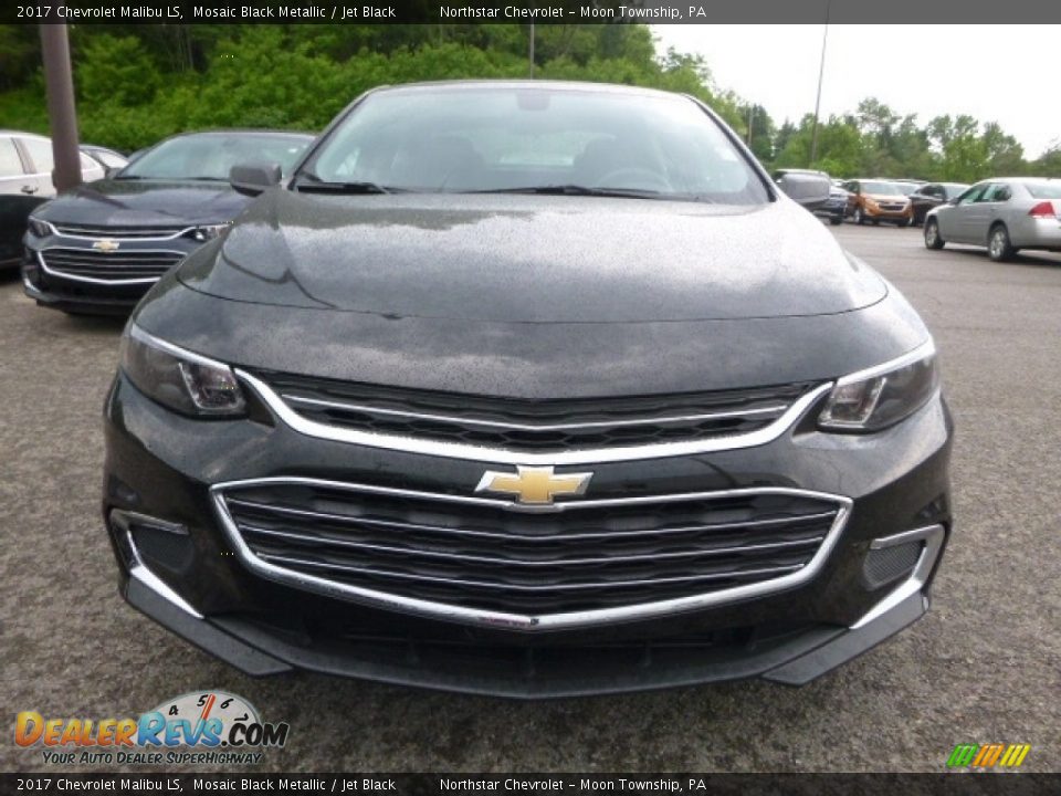 2017 Chevrolet Malibu LS Mosaic Black Metallic / Jet Black Photo #8