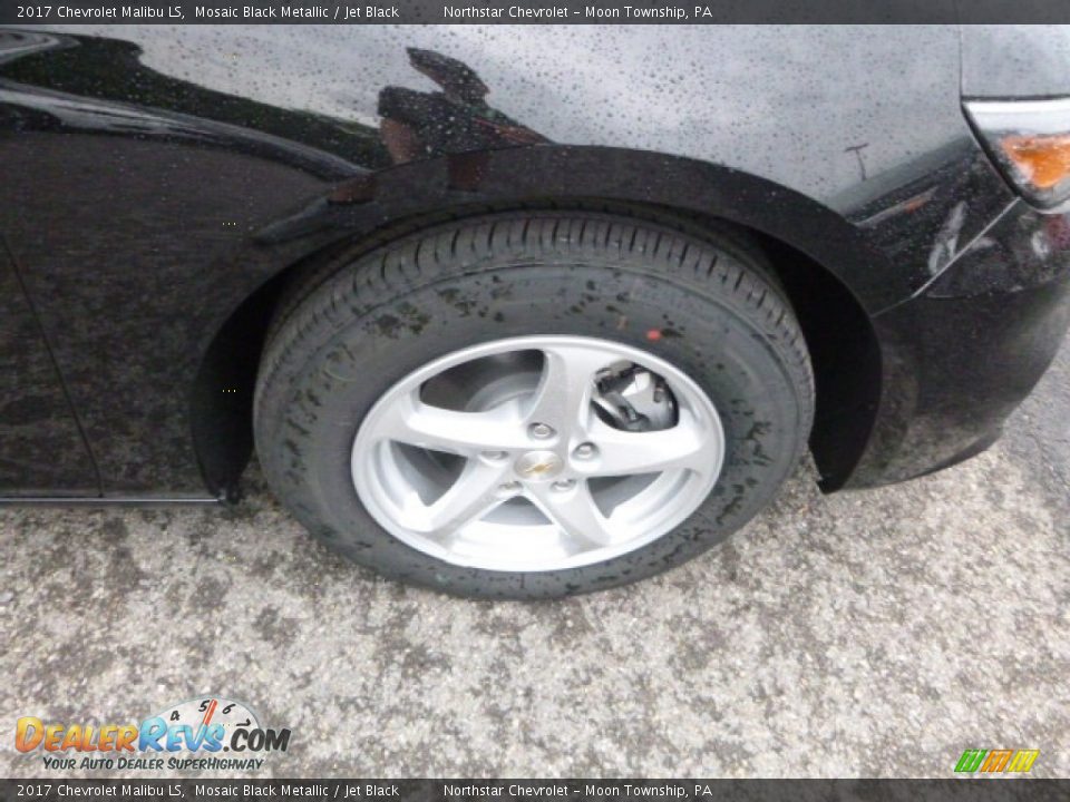 2017 Chevrolet Malibu LS Mosaic Black Metallic / Jet Black Photo #9