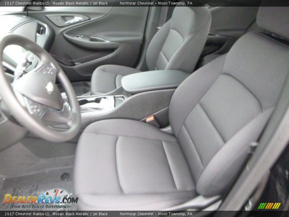 2017 Chevrolet Malibu LS Mosaic Black Metallic / Jet Black Photo #13