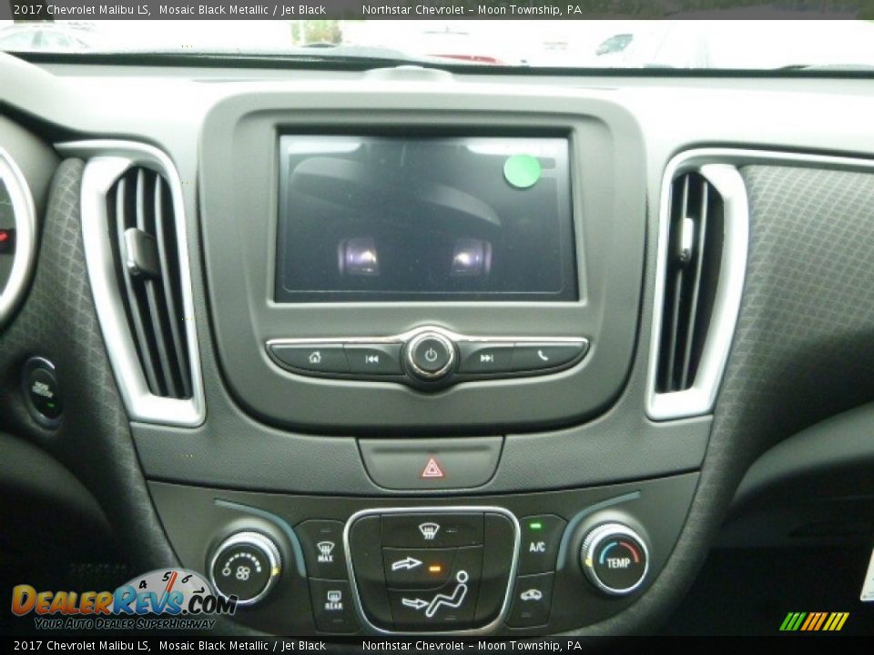 2017 Chevrolet Malibu LS Mosaic Black Metallic / Jet Black Photo #16