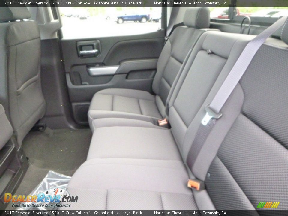 2017 Chevrolet Silverado 1500 LT Crew Cab 4x4 Graphite Metallic / Jet Black Photo #12