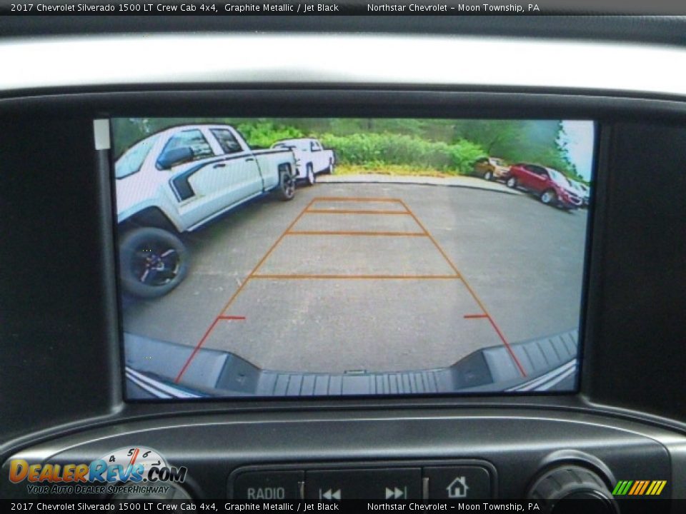 2017 Chevrolet Silverado 1500 LT Crew Cab 4x4 Graphite Metallic / Jet Black Photo #18