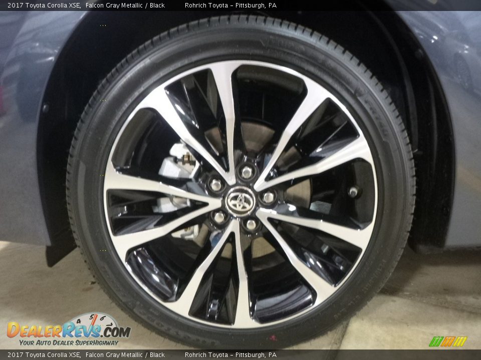 2017 Toyota Corolla XSE Falcon Gray Metallic / Black Photo #5
