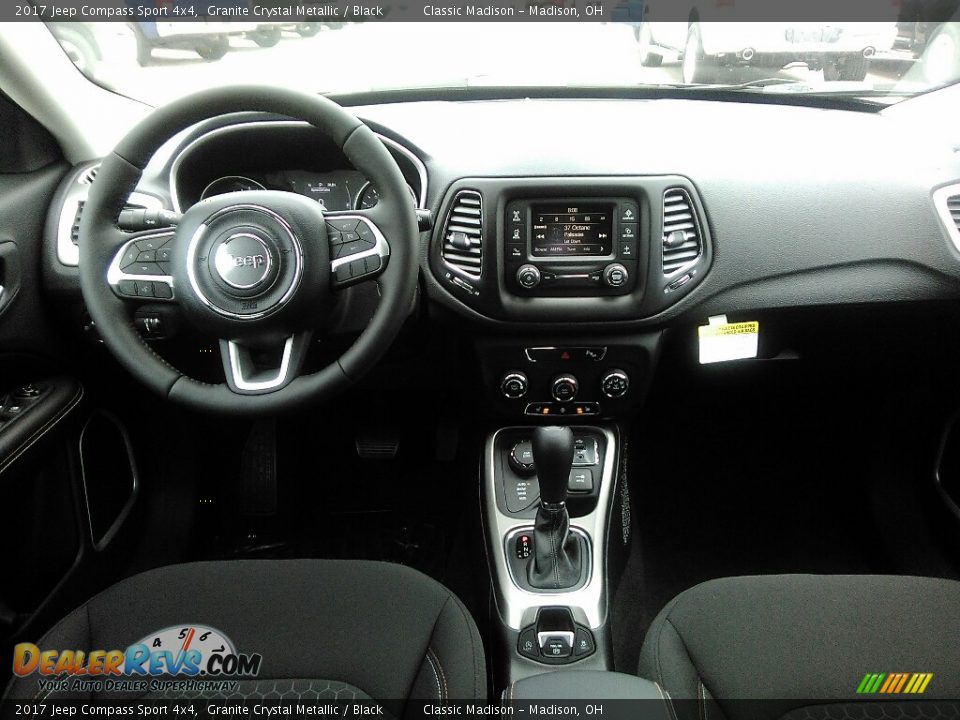 2017 Jeep Compass Sport 4x4 Granite Crystal Metallic / Black Photo #5