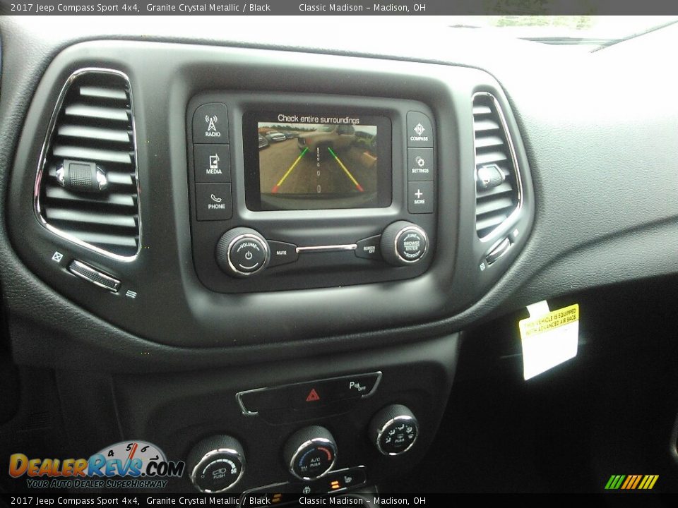 2017 Jeep Compass Sport 4x4 Granite Crystal Metallic / Black Photo #7