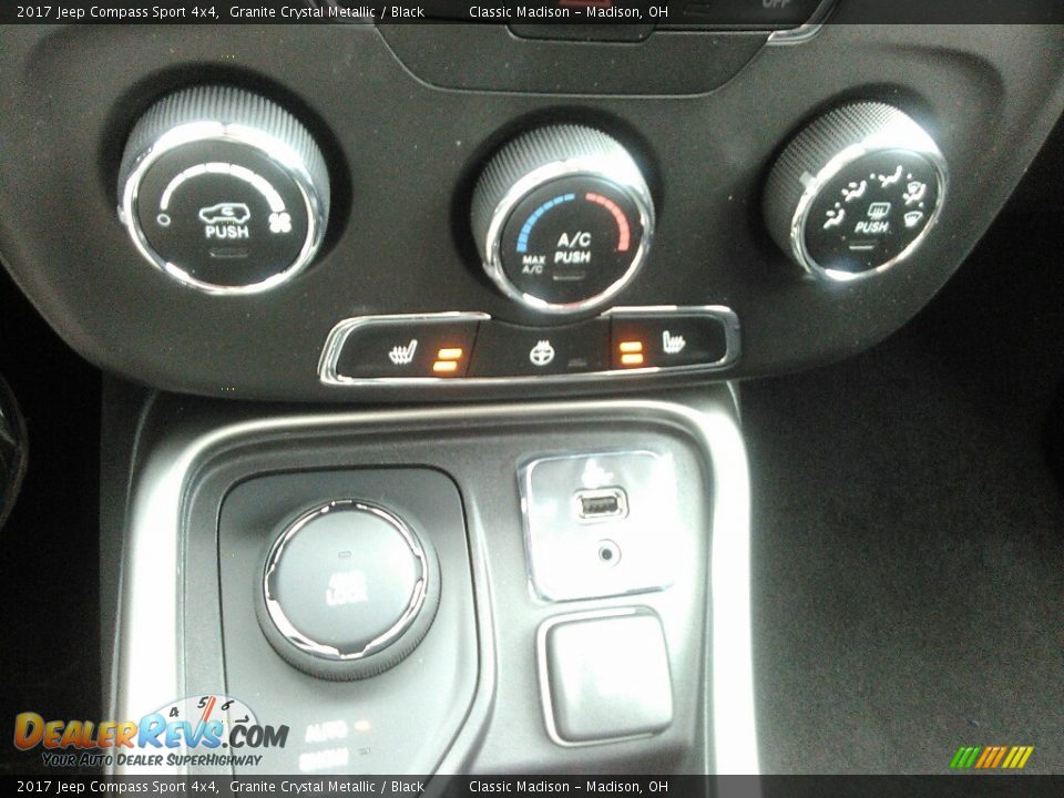 2017 Jeep Compass Sport 4x4 Granite Crystal Metallic / Black Photo #8