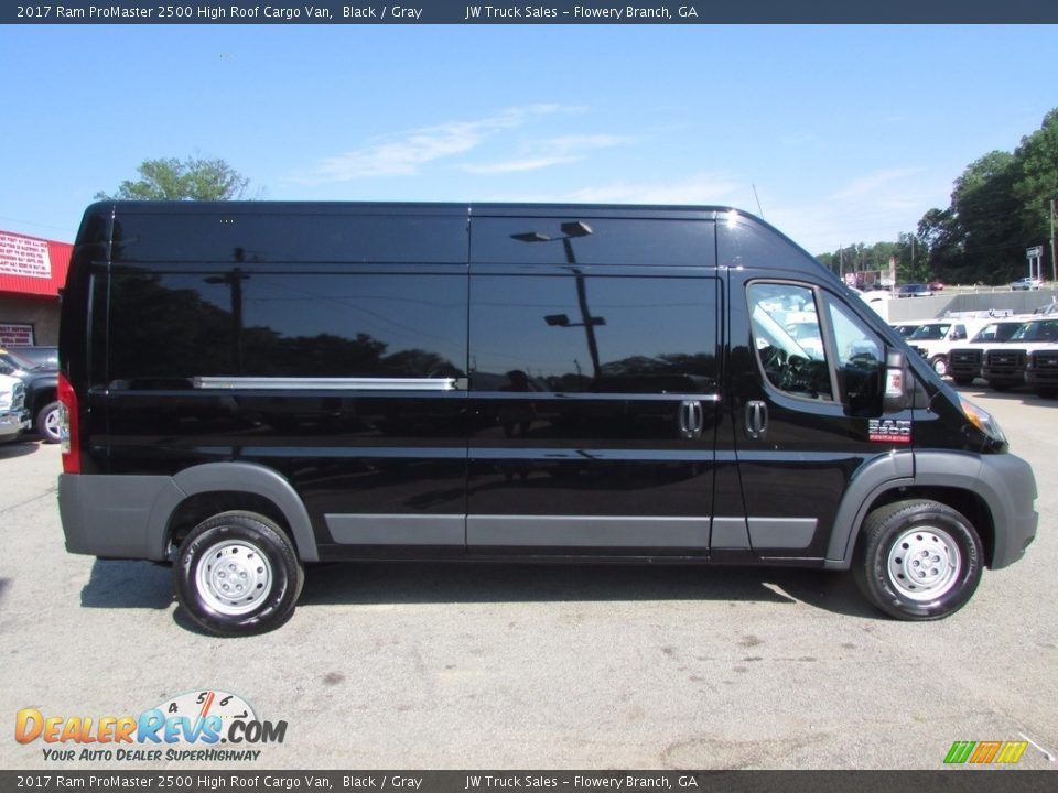 2017 Ram ProMaster 2500 High Roof Cargo Van Black / Gray Photo #4