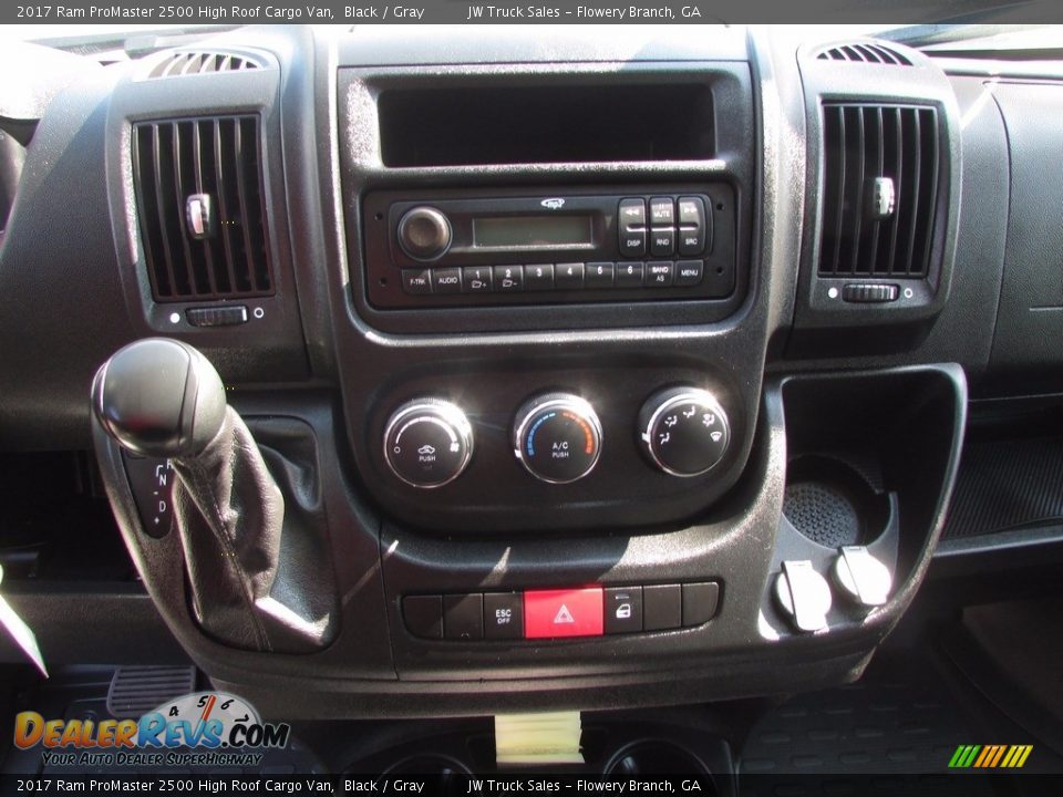 2017 Ram ProMaster 2500 High Roof Cargo Van Black / Gray Photo #13