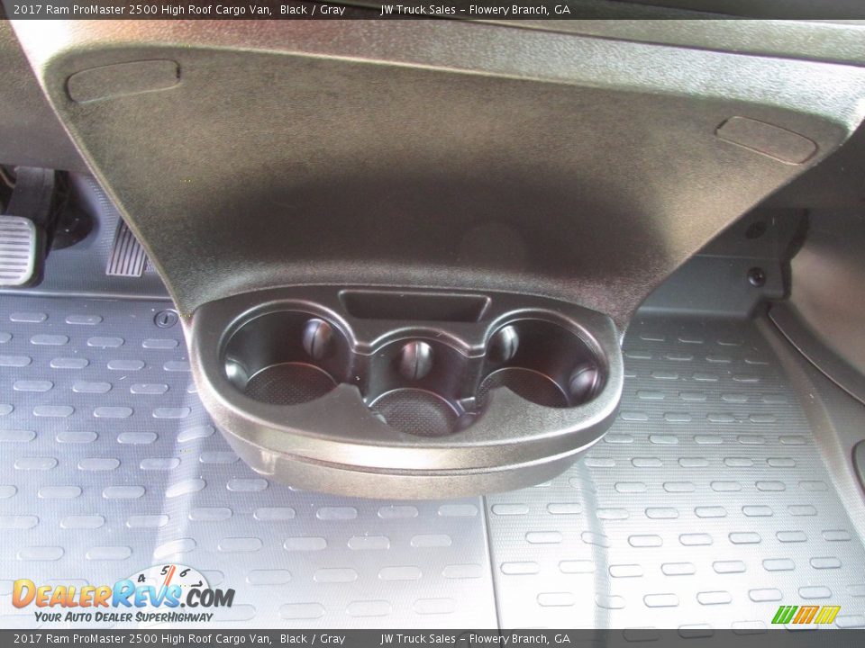 2017 Ram ProMaster 2500 High Roof Cargo Van Black / Gray Photo #14