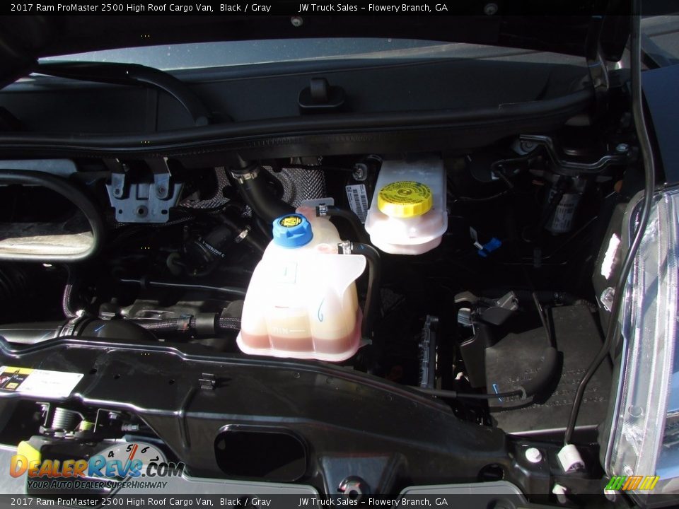 2017 Ram ProMaster 2500 High Roof Cargo Van Black / Gray Photo #15