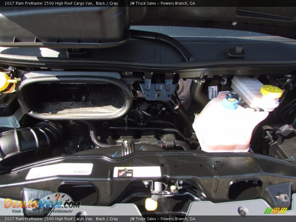 2017 Ram ProMaster 2500 High Roof Cargo Van Black / Gray Photo #16