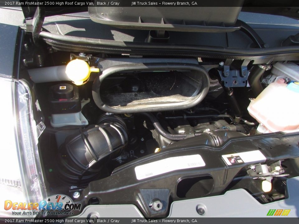 2017 Ram ProMaster 2500 High Roof Cargo Van Black / Gray Photo #17