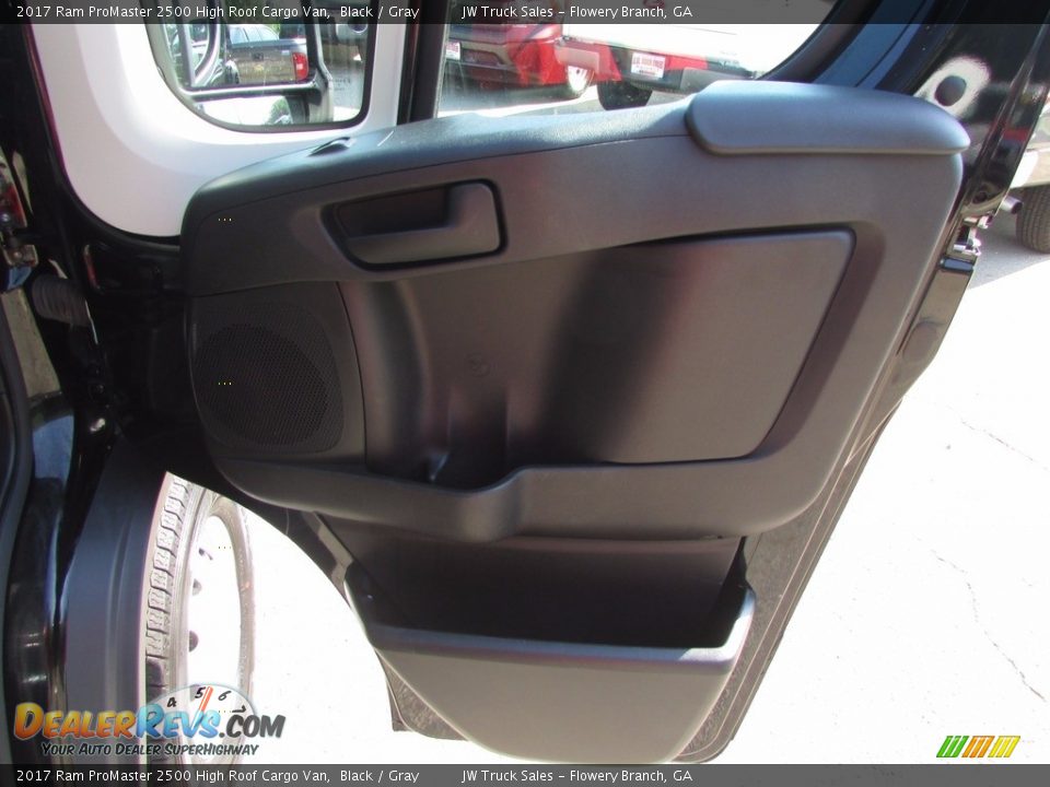 2017 Ram ProMaster 2500 High Roof Cargo Van Black / Gray Photo #20