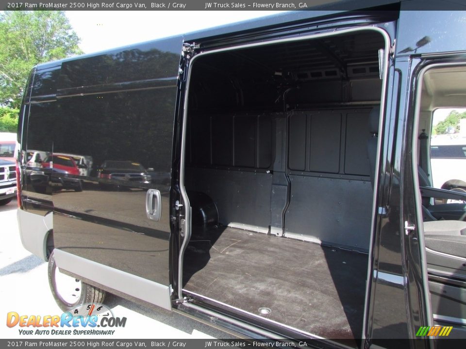 2017 Ram ProMaster 2500 High Roof Cargo Van Black / Gray Photo #22