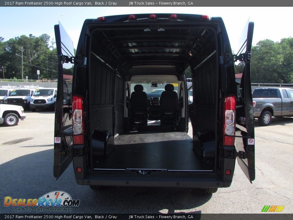 2017 Ram ProMaster 2500 High Roof Cargo Van Black / Gray Photo #26
