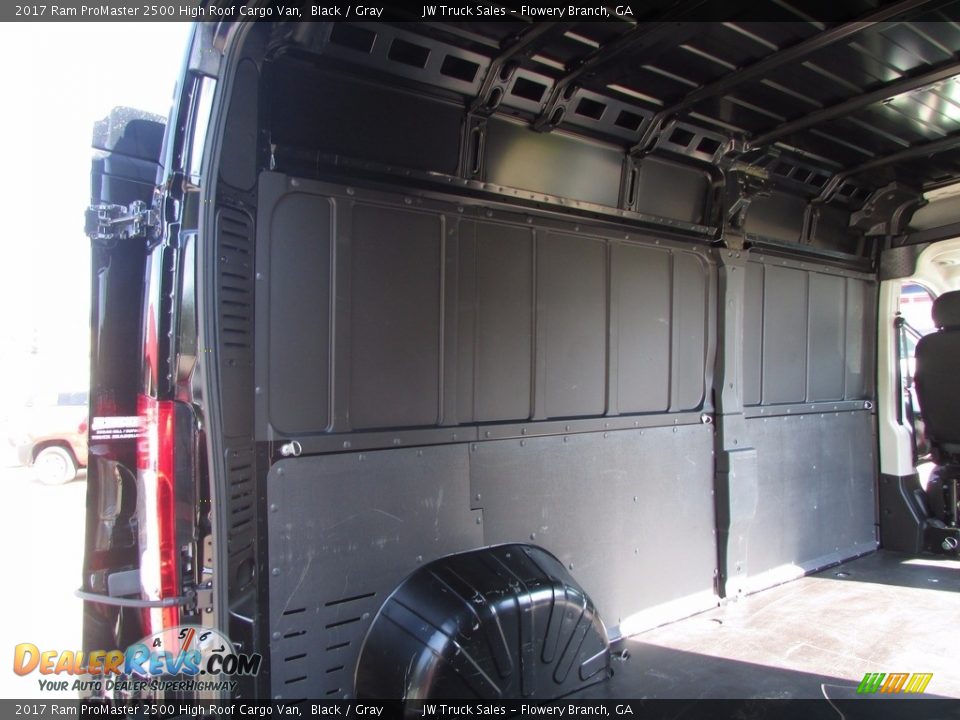 2017 Ram ProMaster 2500 High Roof Cargo Van Black / Gray Photo #27