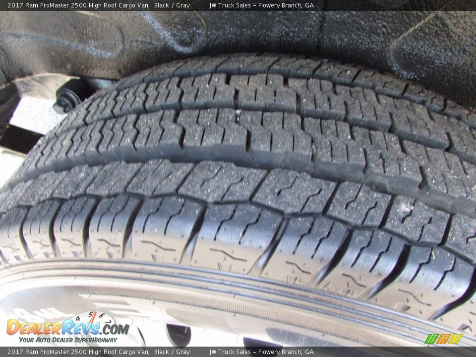 2017 Ram ProMaster 2500 High Roof Cargo Van Black / Gray Photo #30
