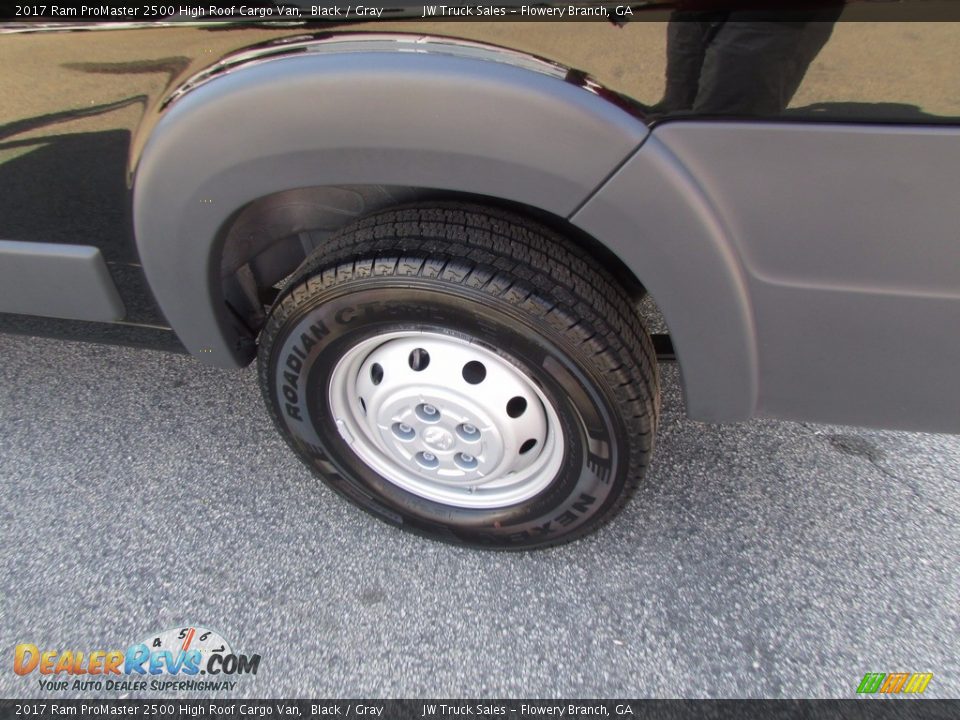 2017 Ram ProMaster 2500 High Roof Cargo Van Black / Gray Photo #31