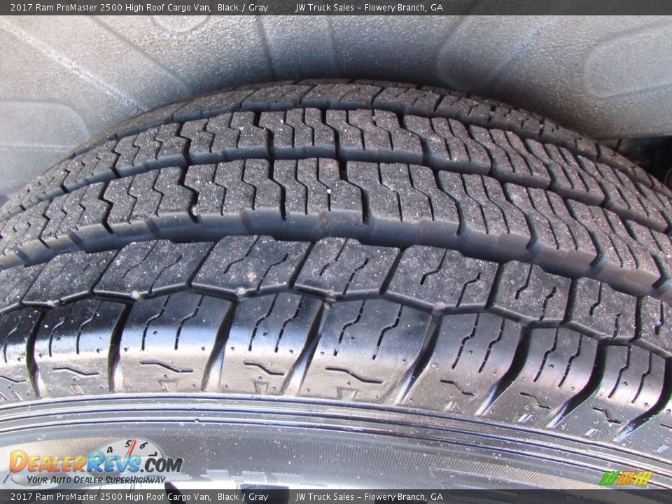 2017 Ram ProMaster 2500 High Roof Cargo Van Black / Gray Photo #32