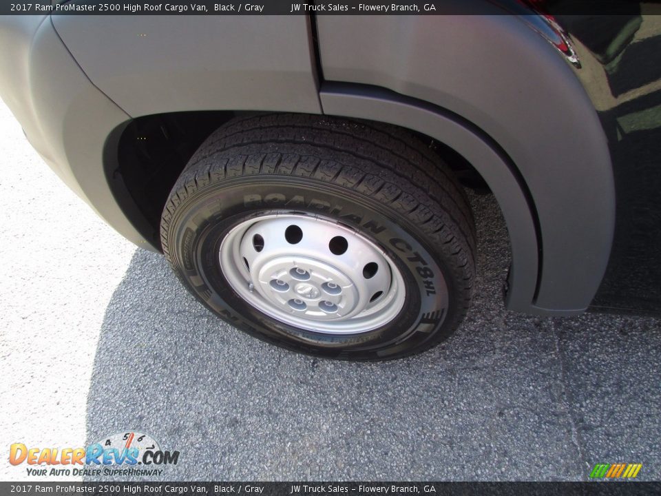 2017 Ram ProMaster 2500 High Roof Cargo Van Black / Gray Photo #33