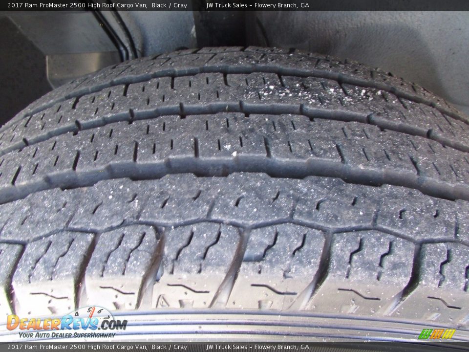 2017 Ram ProMaster 2500 High Roof Cargo Van Black / Gray Photo #34