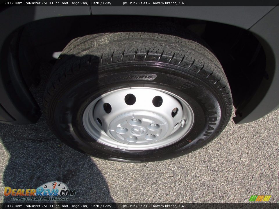 2017 Ram ProMaster 2500 High Roof Cargo Van Black / Gray Photo #35