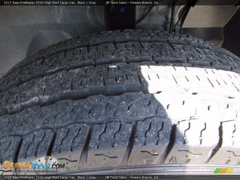 2017 Ram ProMaster 2500 High Roof Cargo Van Black / Gray Photo #36