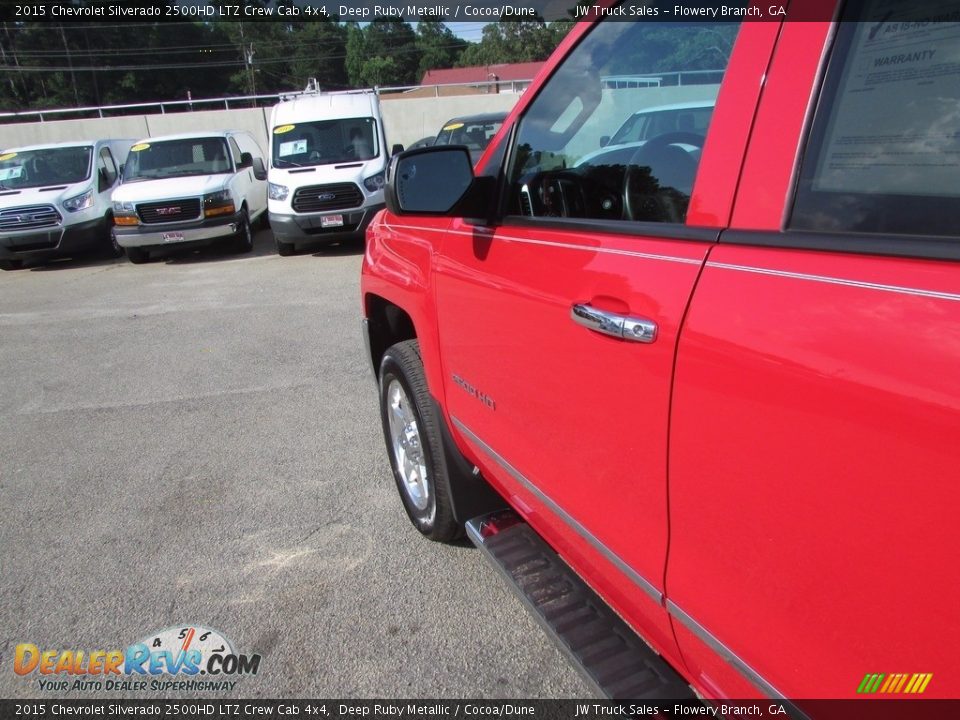 2015 Chevrolet Silverado 2500HD LTZ Crew Cab 4x4 Deep Ruby Metallic / Cocoa/Dune Photo #9