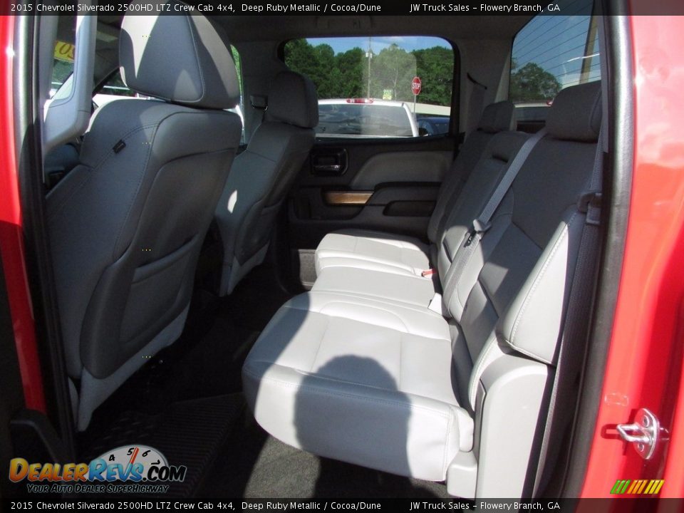 2015 Chevrolet Silverado 2500HD LTZ Crew Cab 4x4 Deep Ruby Metallic / Cocoa/Dune Photo #11
