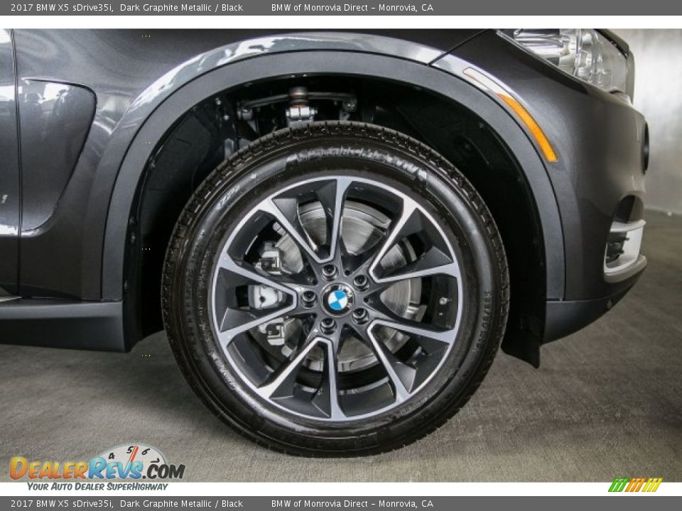 2017 BMW X5 sDrive35i Dark Graphite Metallic / Black Photo #9