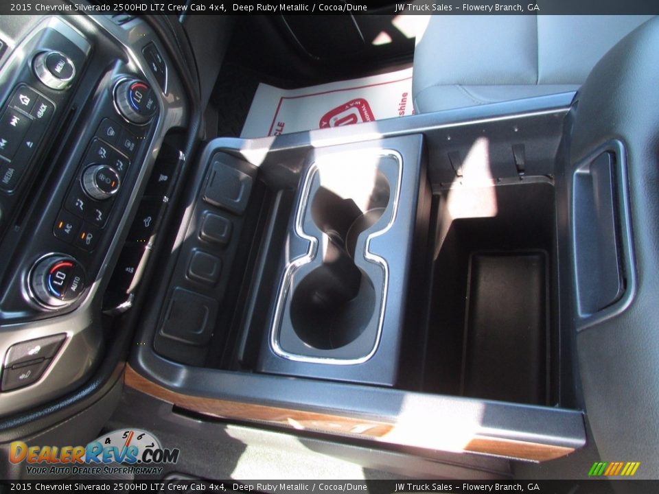 2015 Chevrolet Silverado 2500HD LTZ Crew Cab 4x4 Deep Ruby Metallic / Cocoa/Dune Photo #17