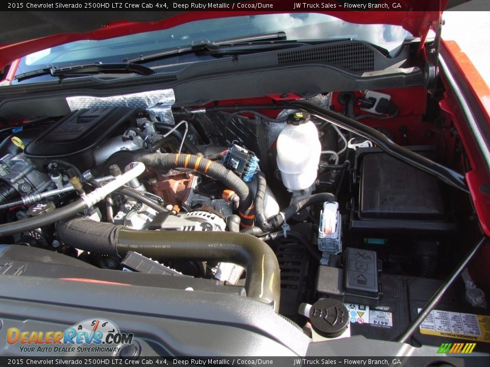 2015 Chevrolet Silverado 2500HD LTZ Crew Cab 4x4 Deep Ruby Metallic / Cocoa/Dune Photo #19