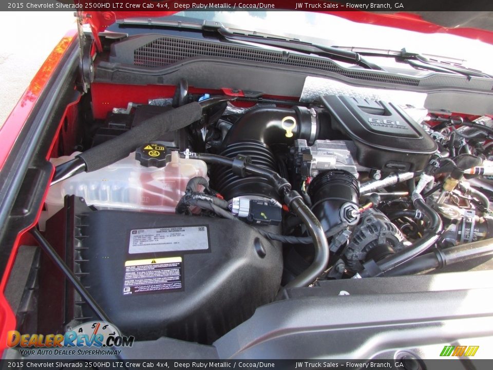 2015 Chevrolet Silverado 2500HD LTZ Crew Cab 4x4 Deep Ruby Metallic / Cocoa/Dune Photo #21