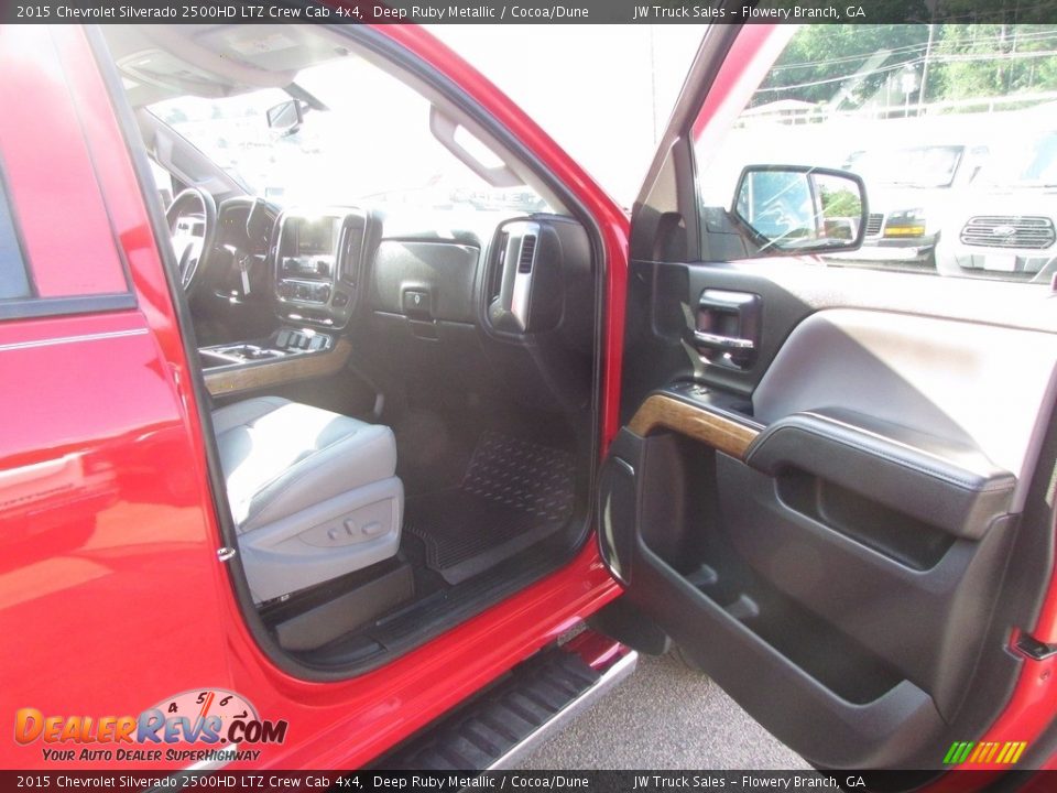 2015 Chevrolet Silverado 2500HD LTZ Crew Cab 4x4 Deep Ruby Metallic / Cocoa/Dune Photo #22