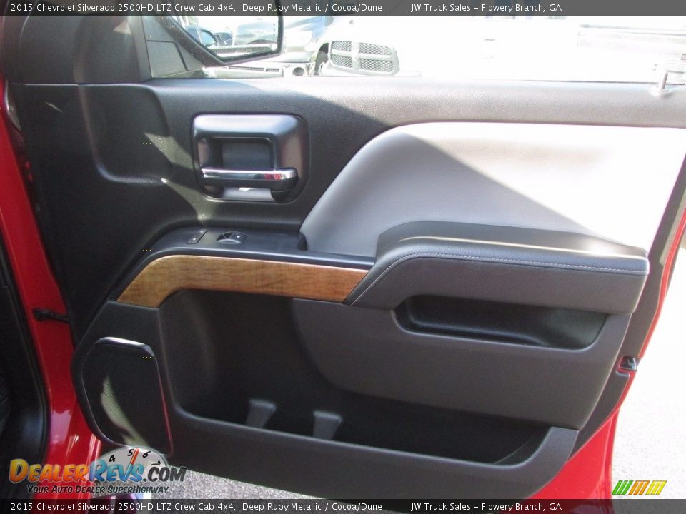 2015 Chevrolet Silverado 2500HD LTZ Crew Cab 4x4 Deep Ruby Metallic / Cocoa/Dune Photo #23