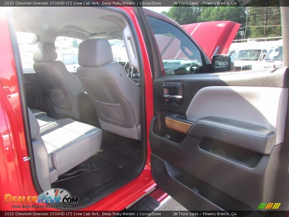 2015 Chevrolet Silverado 2500HD LTZ Crew Cab 4x4 Deep Ruby Metallic / Cocoa/Dune Photo #24