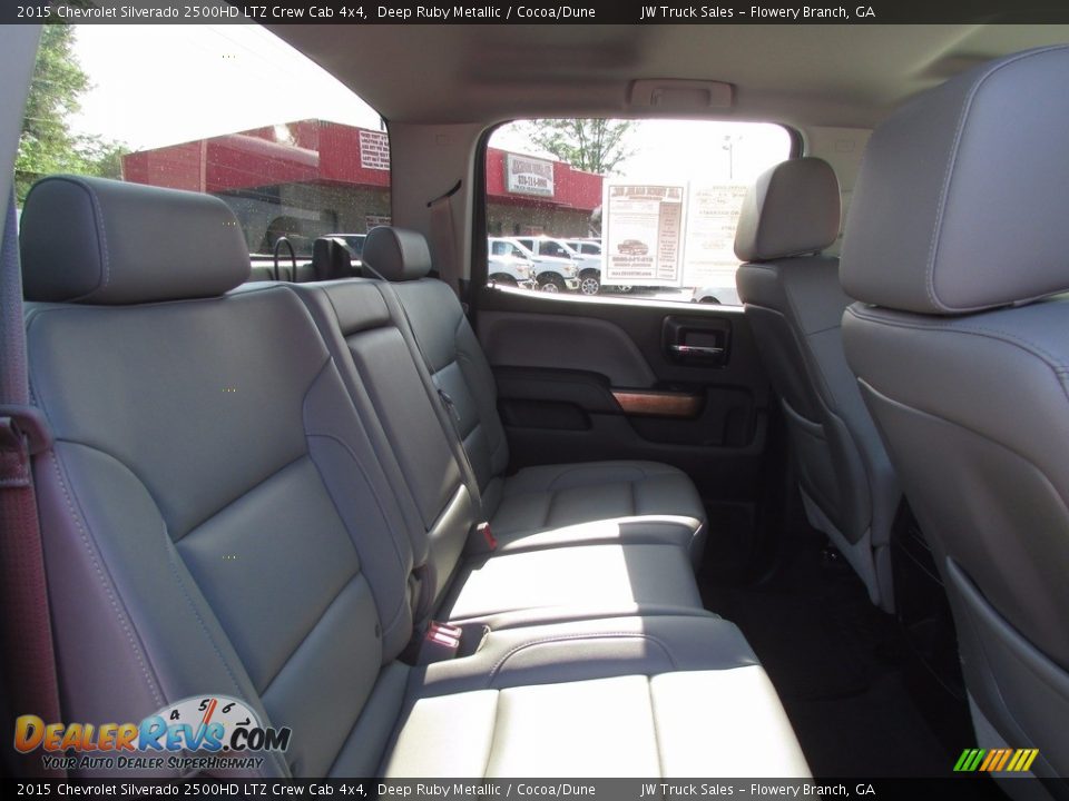 2015 Chevrolet Silverado 2500HD LTZ Crew Cab 4x4 Deep Ruby Metallic / Cocoa/Dune Photo #26