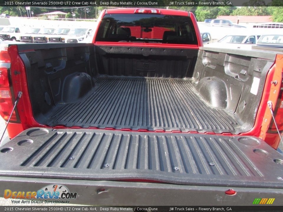 2015 Chevrolet Silverado 2500HD LTZ Crew Cab 4x4 Deep Ruby Metallic / Cocoa/Dune Photo #28