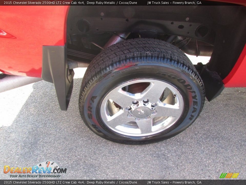 2015 Chevrolet Silverado 2500HD LTZ Crew Cab 4x4 Deep Ruby Metallic / Cocoa/Dune Photo #29