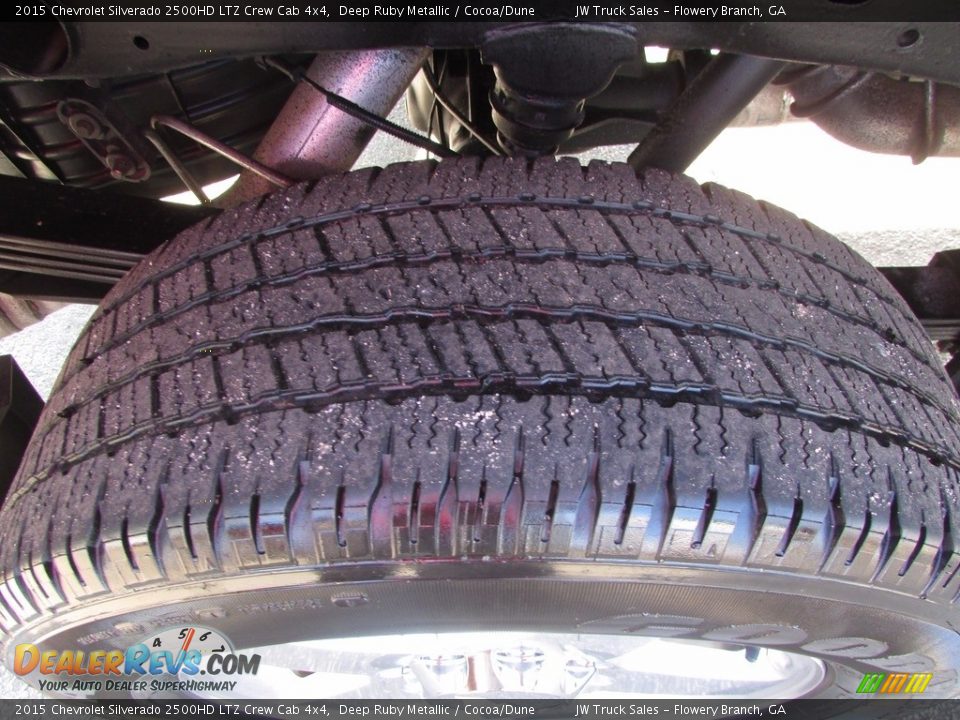 2015 Chevrolet Silverado 2500HD LTZ Crew Cab 4x4 Deep Ruby Metallic / Cocoa/Dune Photo #30