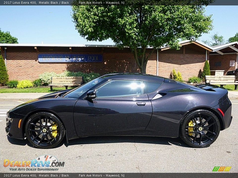 2017 Lotus Evora 400 Metallic Black / Black Photo #2