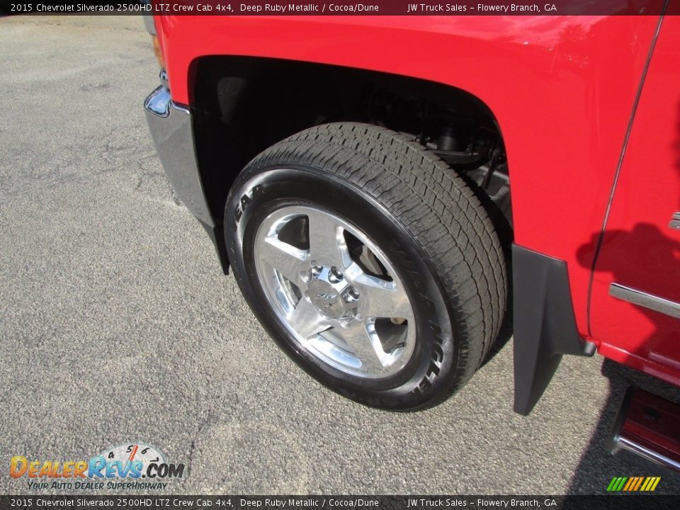 2015 Chevrolet Silverado 2500HD LTZ Crew Cab 4x4 Deep Ruby Metallic / Cocoa/Dune Photo #33