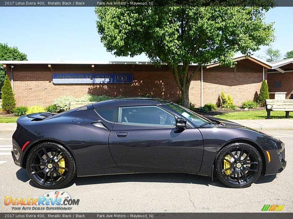 2017 Lotus Evora 400 Metallic Black / Black Photo #6